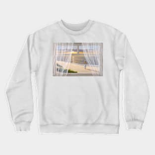 MORNING WALK by Diane Romanello Crewneck Sweatshirt